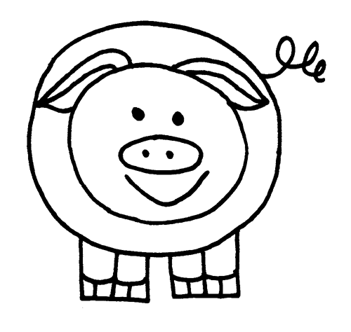 Раскраска: свинья (Животные) #3690 - Бесплатные раскраски для печати