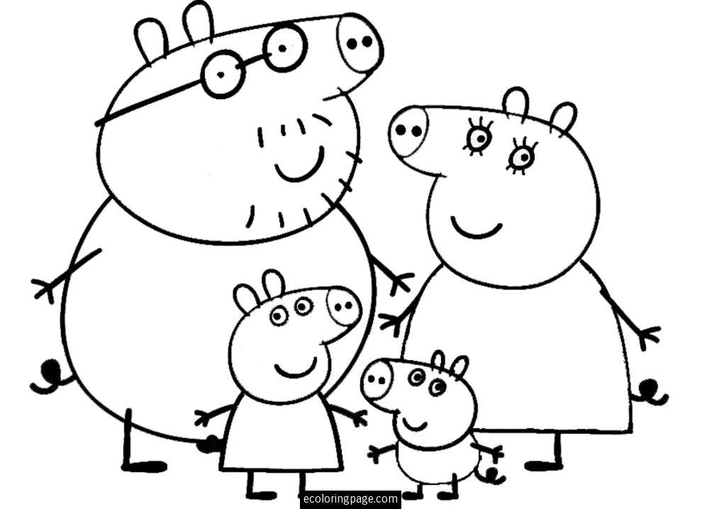 Раскраска: свинья (Животные) #3698 - Бесплатные раскраски для печати