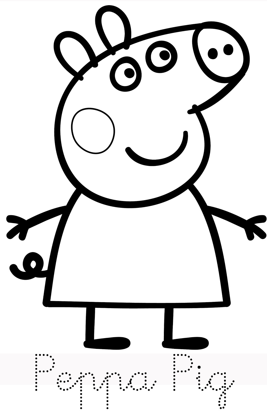 Раскраска: свинья (Животные) #3724 - Бесплатные раскраски для печати