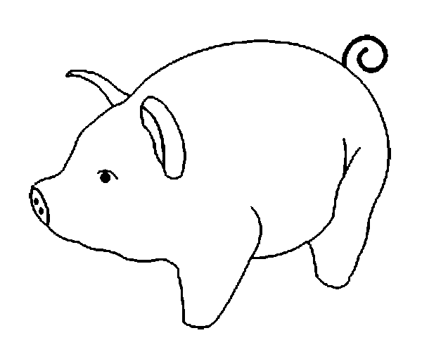 Раскраска: свинья (Животные) #3741 - Бесплатные раскраски для печати
