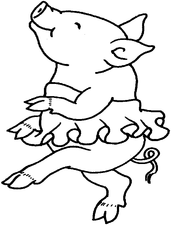Раскраска: свинья (Животные) #3771 - Бесплатные раскраски для печати