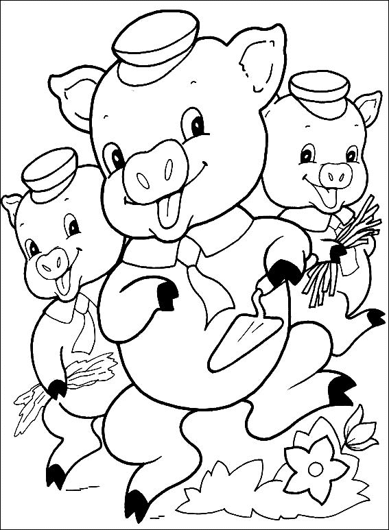 Раскраска: свинья (Животные) #3782 - Бесплатные раскраски для печати