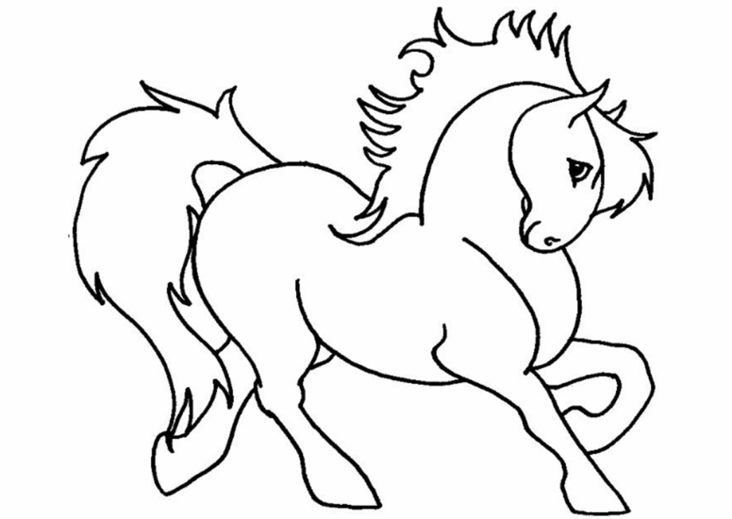 Раскраска: пони (Животные) #17881 - Бесплатные раскраски для печати