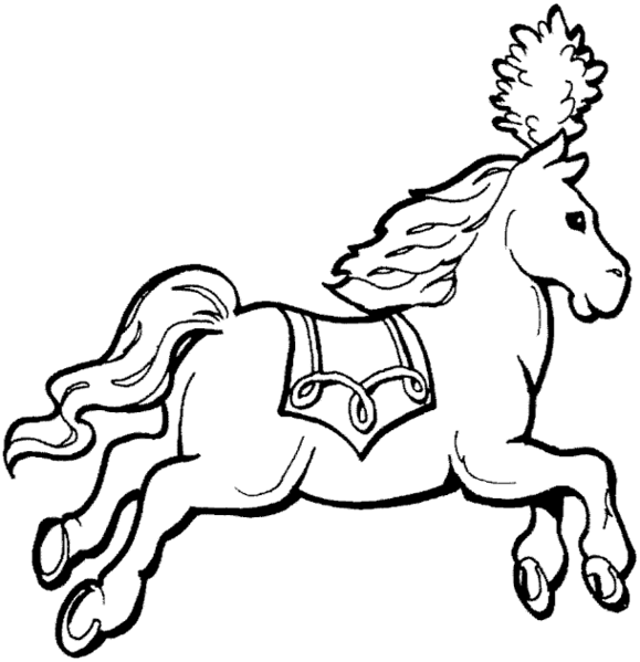Раскраска: пони (Животные) #17935 - Бесплатные раскраски для печати