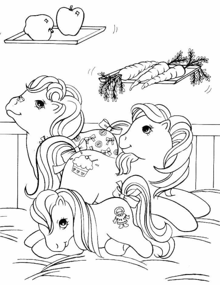 Раскраска: пони (Животные) #17941 - Бесплатные раскраски для печати