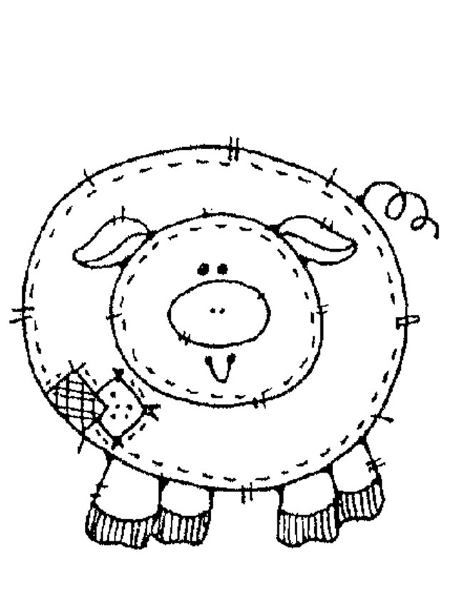 Раскраска: свинина (Животные) #17634 - Бесплатные раскраски для печати