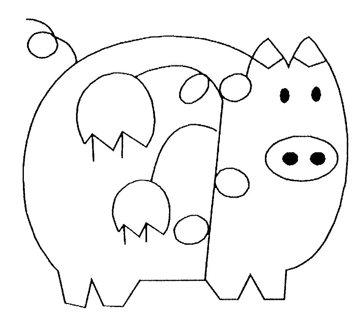 Раскраска: свинина (Животные) #17720 - Бесплатные раскраски для печати