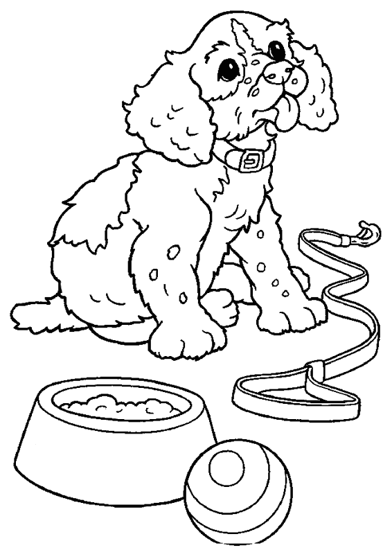 Раскраска: щенок (Животные) #2902 - Бесплатные раскраски для печати