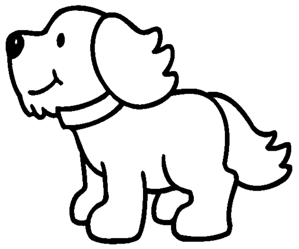 Раскраска: щенок (Животные) #2903 - Бесплатные раскраски для печати