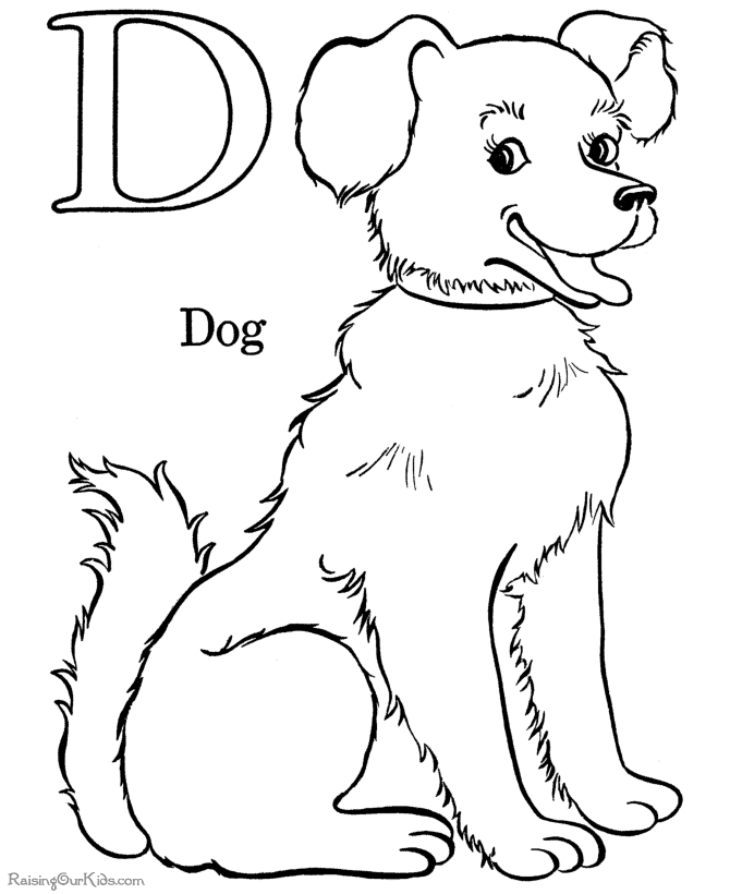 Раскраска: щенок (Животные) #2907 - Бесплатные раскраски для печати