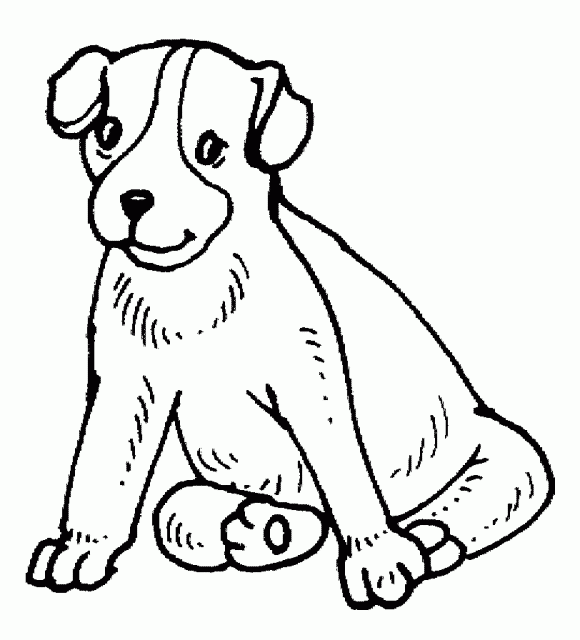 Раскраска: щенок (Животные) #2938 - Бесплатные раскраски для печати