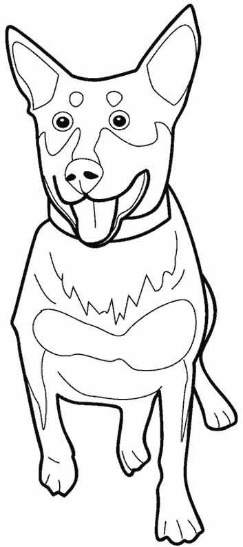 Раскраска: щенок (Животные) #2974 - Бесплатные раскраски для печати