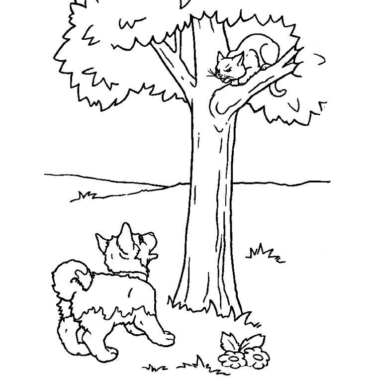 Раскраска: щенок (Животные) #2980 - Бесплатные раскраски для печати