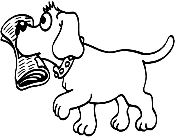 Раскраска: щенок (Животные) #2985 - Бесплатные раскраски для печати
