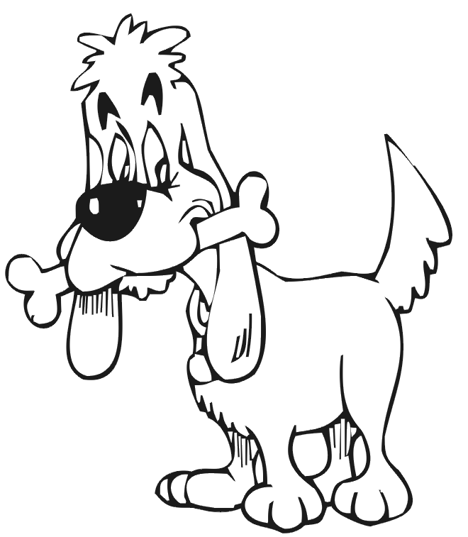 Раскраска: щенок (Животные) #3004 - Бесплатные раскраски для печати