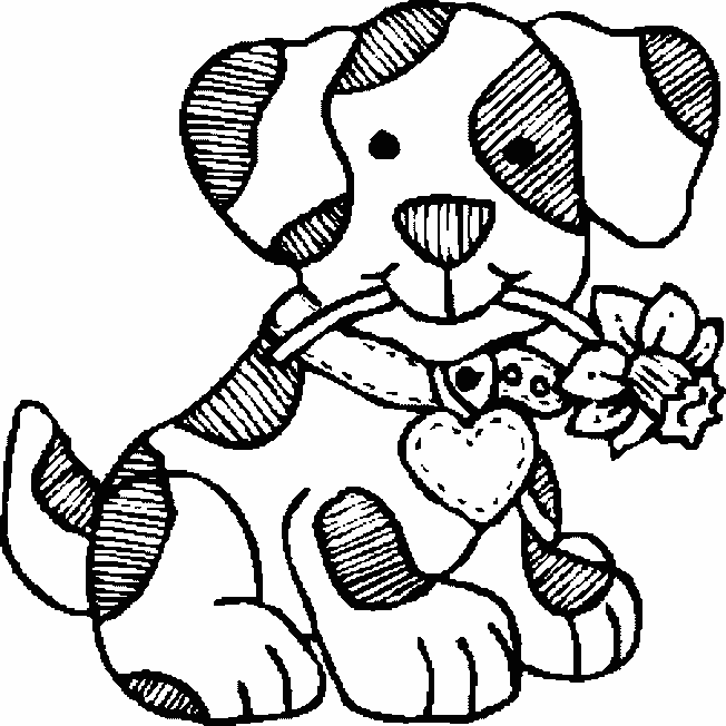 Раскраска: щенок (Животные) #3018 - Бесплатные раскраски для печати