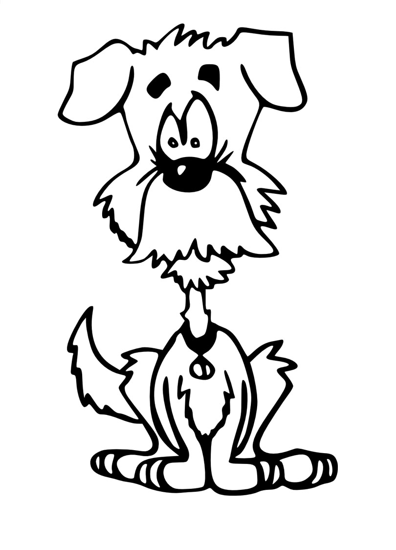 Раскраска: щенок (Животные) #3019 - Бесплатные раскраски для печати