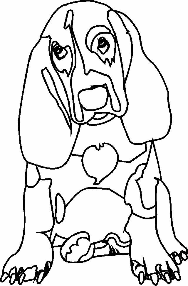 Раскраска: щенок (Животные) #3064 - Бесплатные раскраски для печати