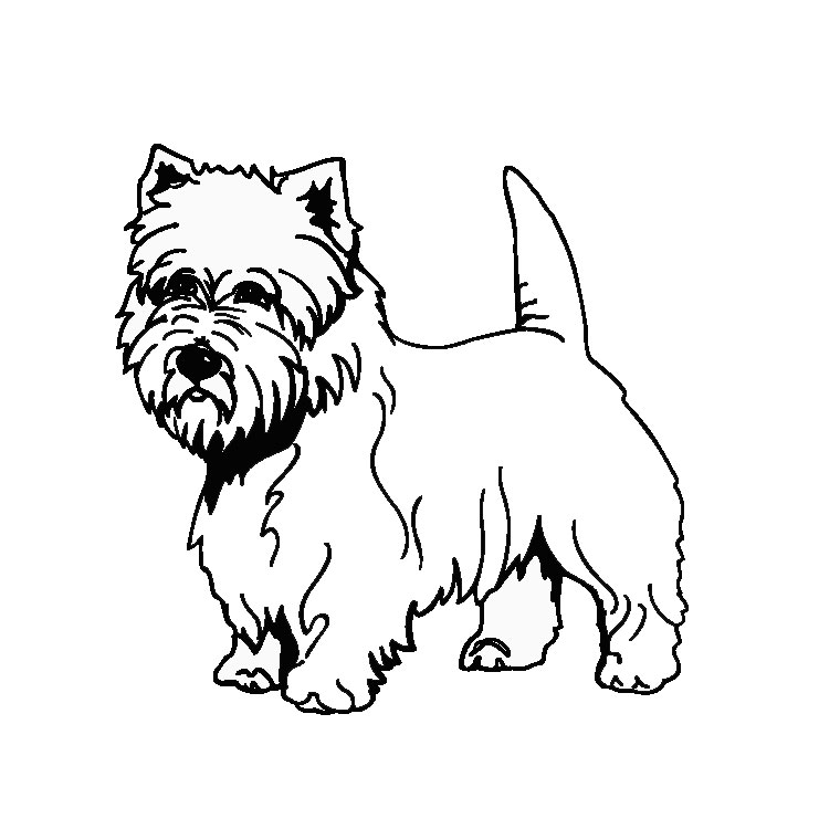 Раскраска: щенок (Животные) #3065 - Бесплатные раскраски для печати