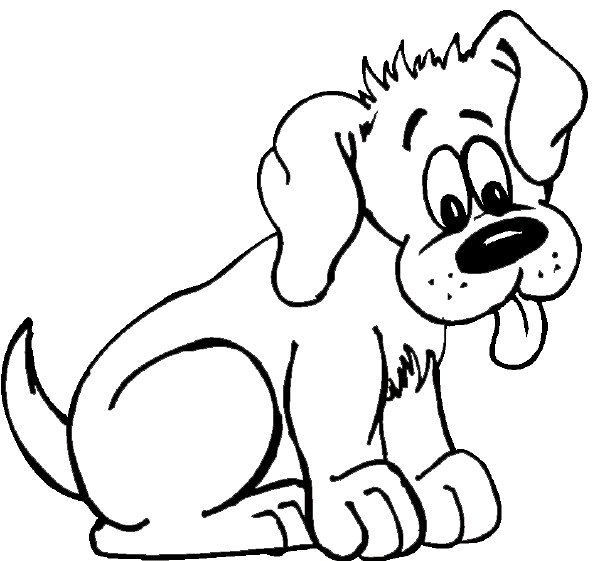 Раскраска: щенок (Животные) #3073 - Бесплатные раскраски для печати