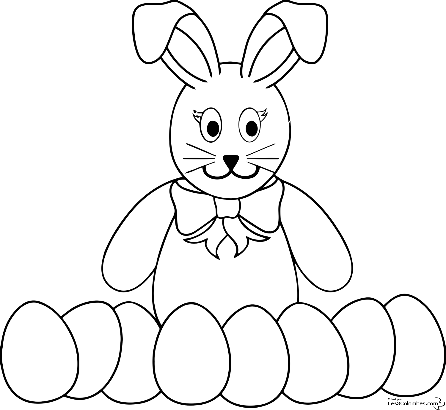 Раскраска: кролик (Животные) #9527 - Бесплатные раскраски для печати