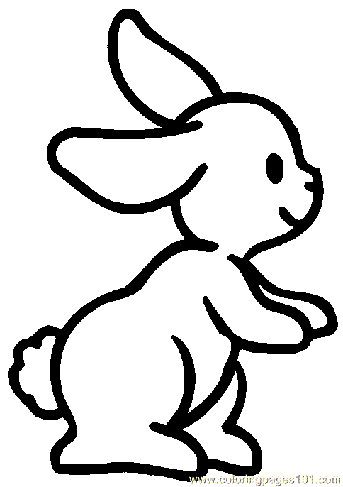 Раскраска: кролик (Животные) #9568 - Бесплатные раскраски для печати