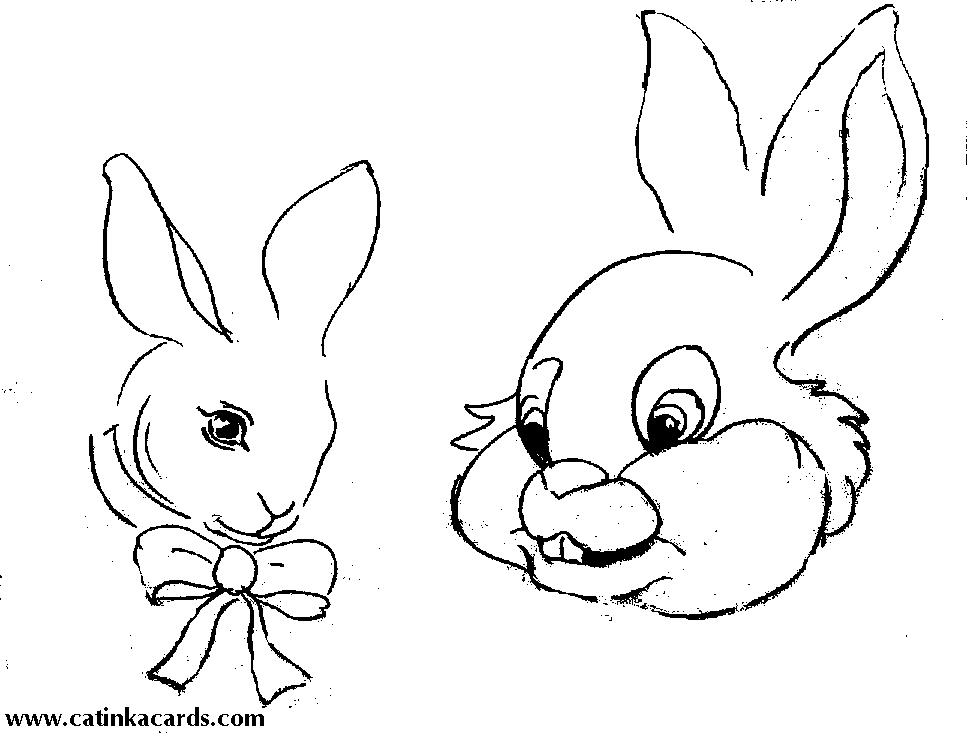 Раскраска: кролик (Животные) #9595 - Бесплатные раскраски для печати