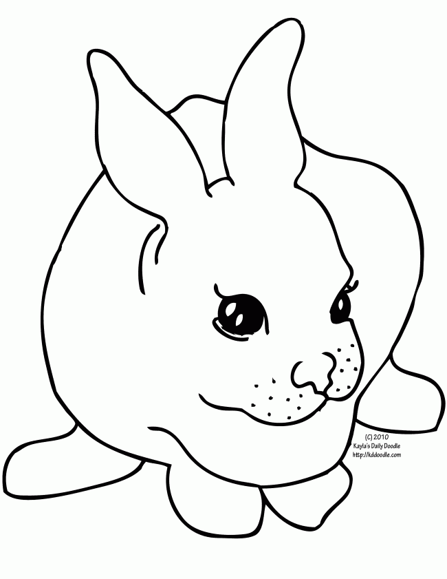 Раскраска: кролик (Животные) #9603 - Бесплатные раскраски для печати