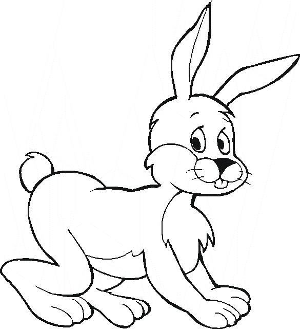 Раскраска: кролик (Животные) #9615 - Бесплатные раскраски для печати