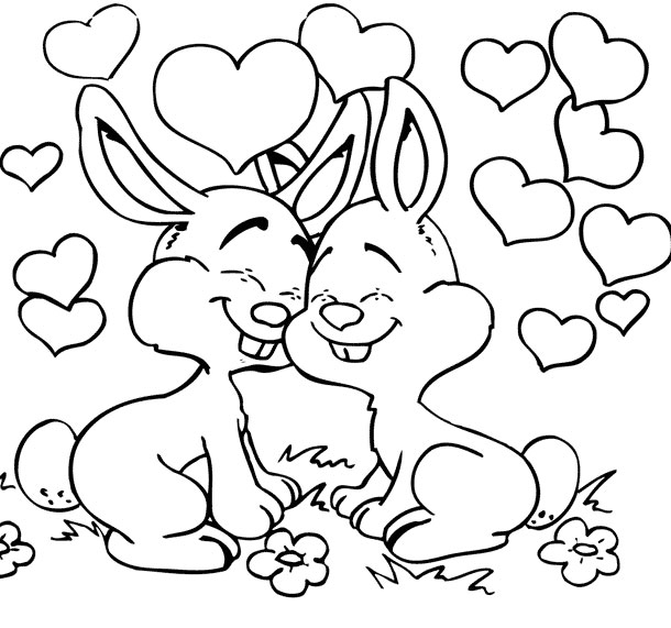 Раскраска: кролик (Животные) #9617 - Бесплатные раскраски для печати