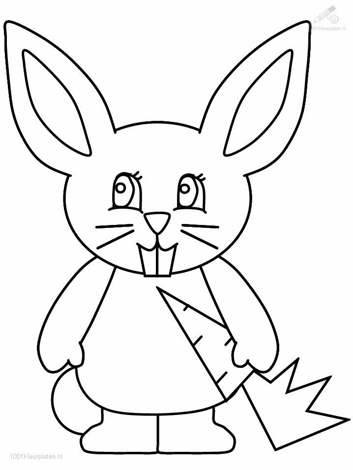 Раскраска: кролик (Животные) #9622 - Бесплатные раскраски для печати