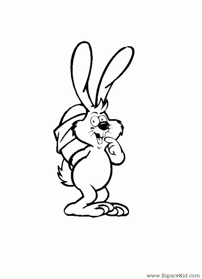 Раскраска: кролик (Животные) #9628 - Бесплатные раскраски для печати