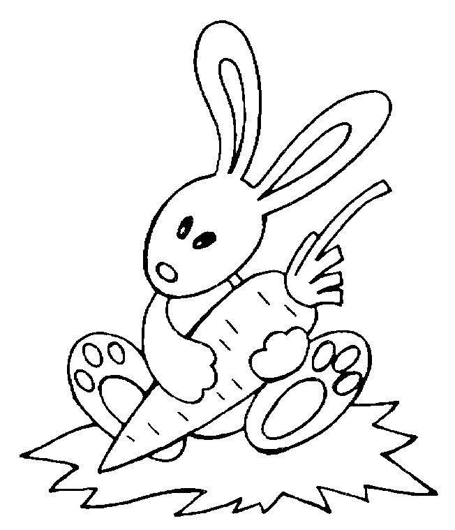 Раскраска: кролик (Животные) #9681 - Бесплатные раскраски для печати