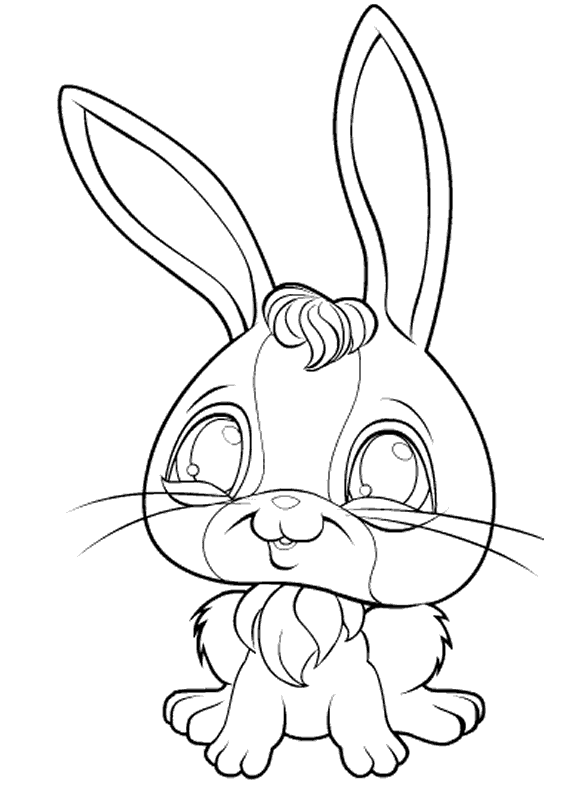 Раскраска: кролик (Животные) #9693 - Бесплатные раскраски для печати