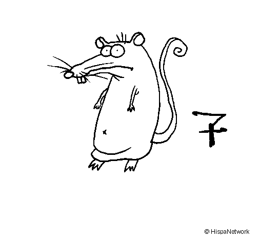 Раскраска: крыса (Животные) #15186 - Бесплатные раскраски для печати