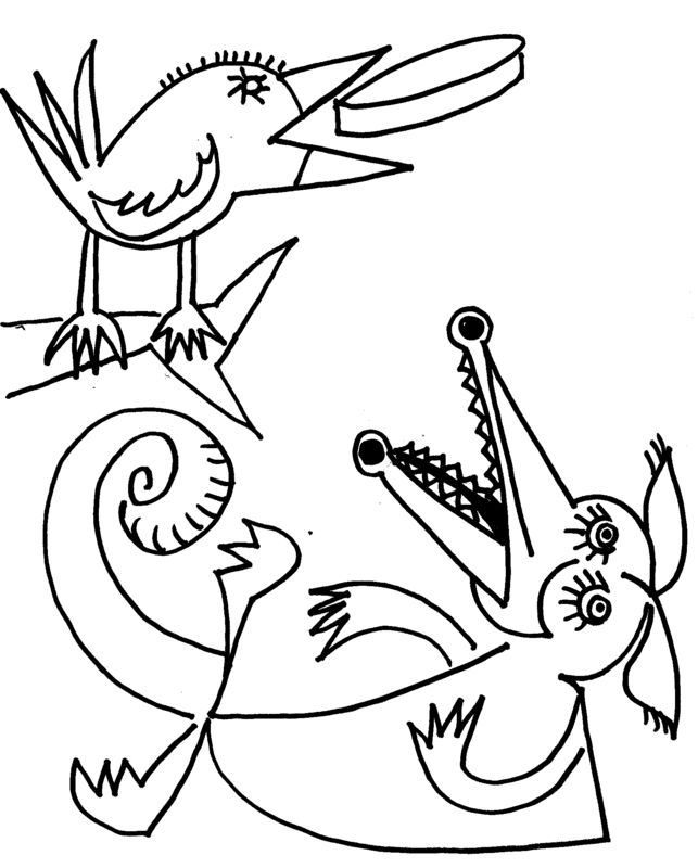 Раскраска: вороной (Животные) #4304 - Бесплатные раскраски для печати