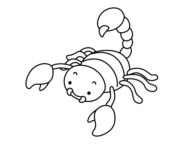 Раскраска: Скорпион (Животные) #14564 - Бесплатные раскраски для печати
