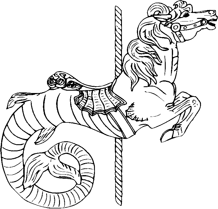 Раскраска: морской конек (Животные) #18691 - Бесплатные раскраски для печати