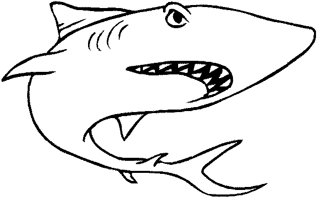 Раскраска: акула (Животные) #14779 - Бесплатные раскраски для печати