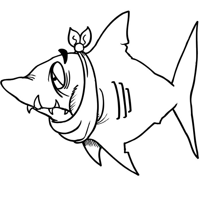 Раскраска: акула (Животные) #14957 - Бесплатные раскраски для печати