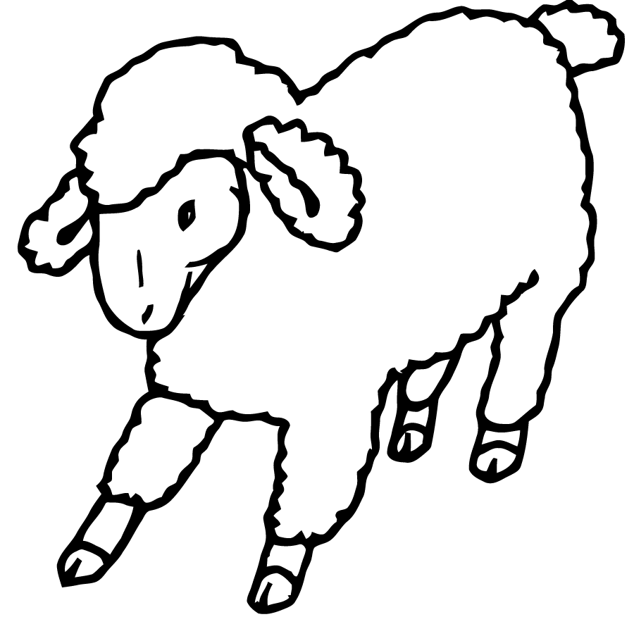 Раскраска: овца (Животные) #11406 - Бесплатные раскраски для печати