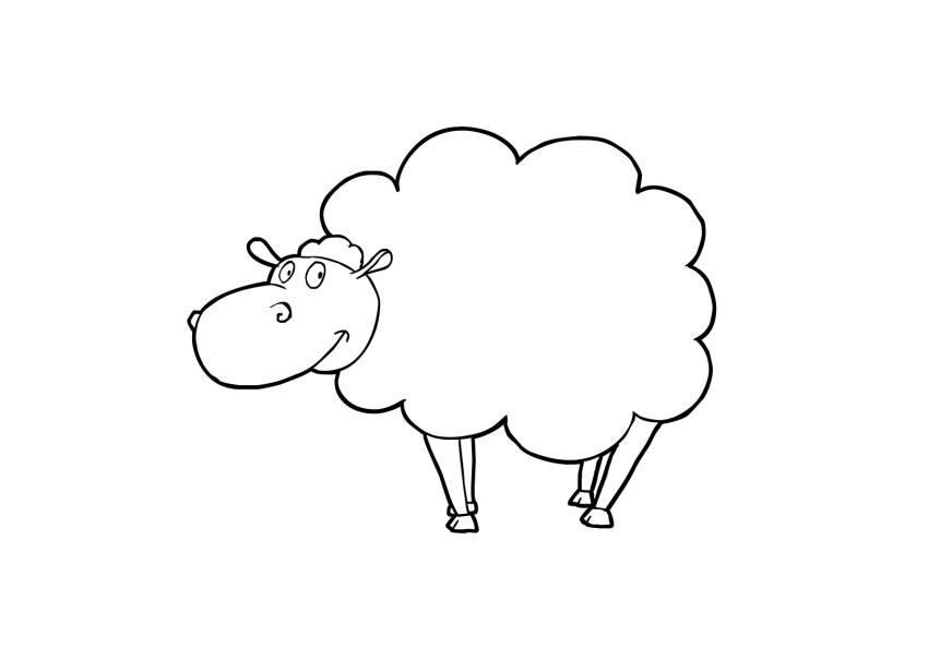 Раскраска: овца (Животные) #11454 - Бесплатные раскраски для печати