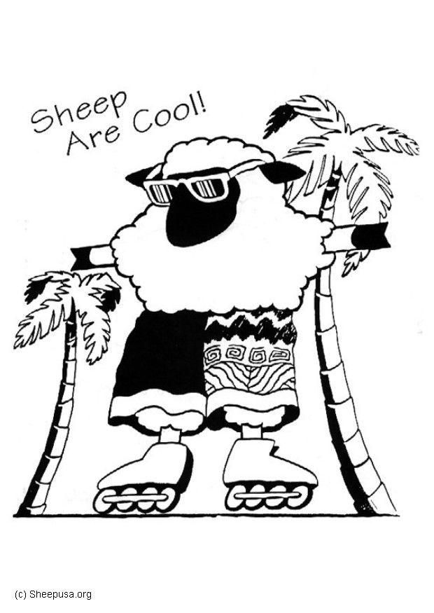Раскраска: овца (Животные) #11482 - Бесплатные раскраски для печати