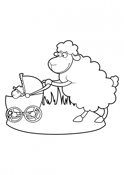 Раскраска: овца (Животные) #11489 - Бесплатные раскраски для печати