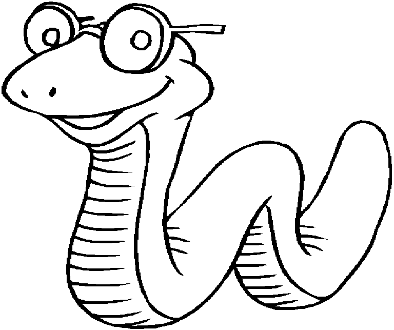Раскраска: змея (Животные) #14343 - Бесплатные раскраски для печати