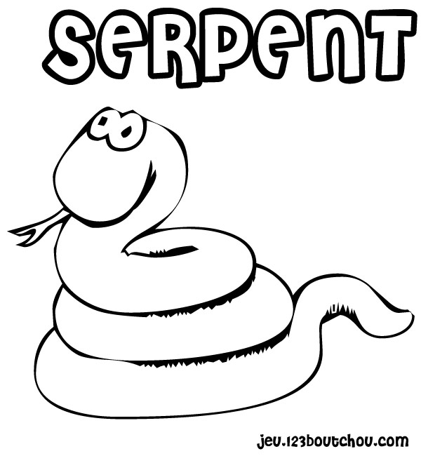 Раскраска: змея (Животные) #14375 - Бесплатные раскраски для печати