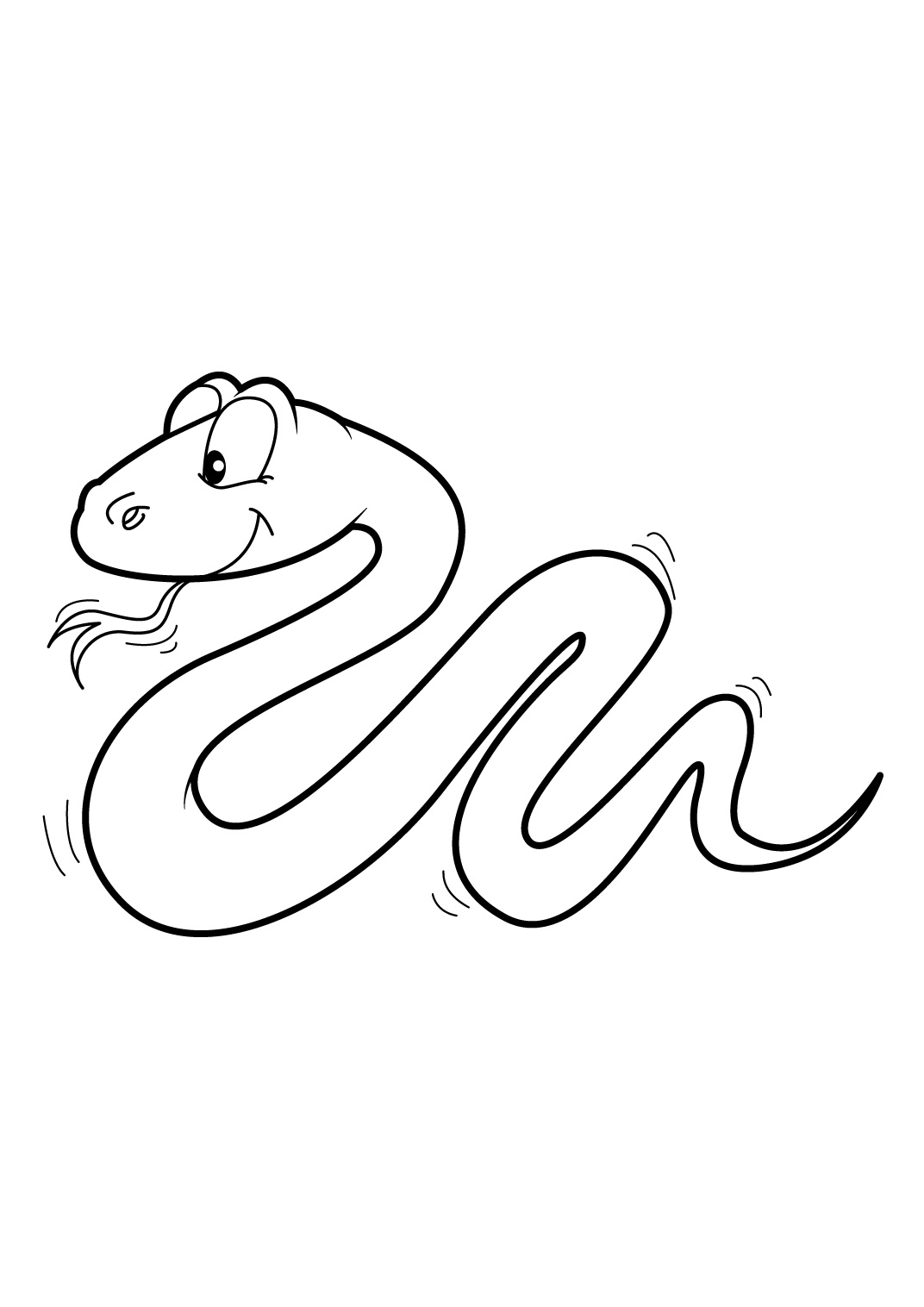 Раскраска: змея (Животные) #14390 - Бесплатные раскраски для печати