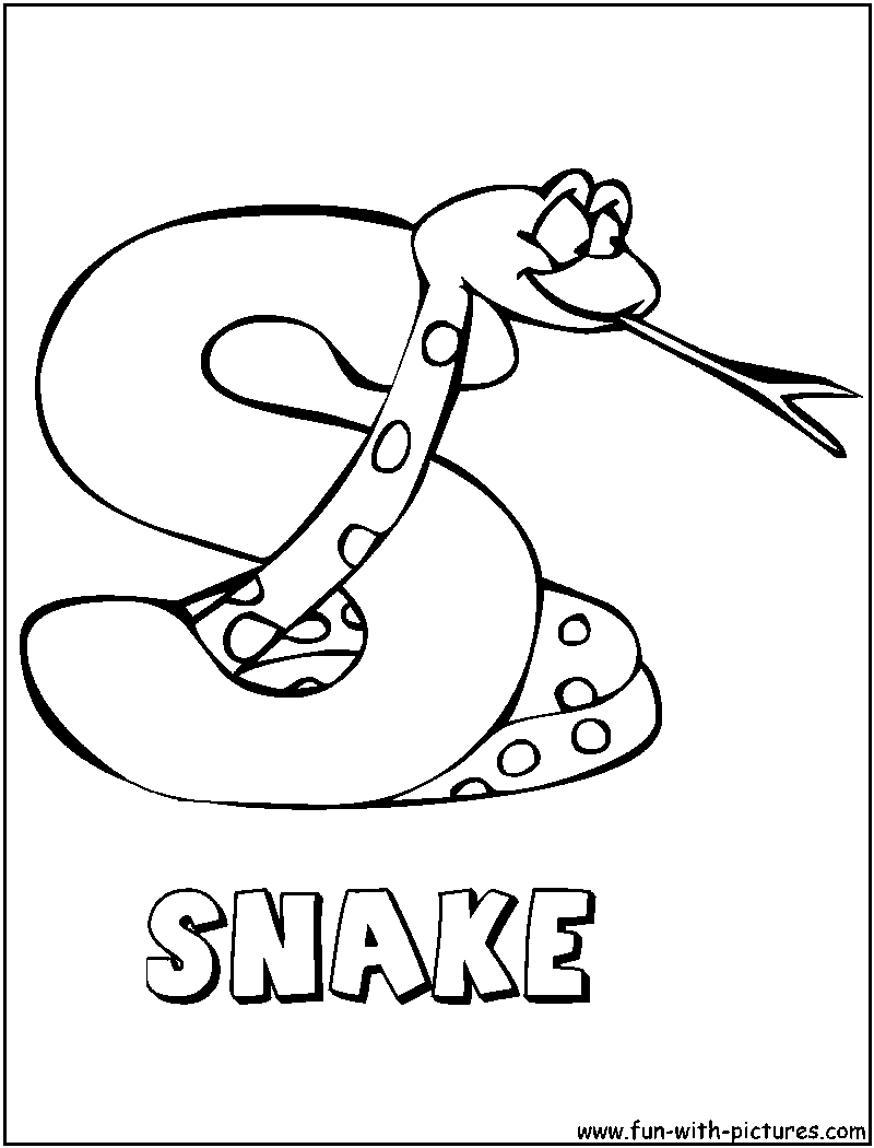 Раскраска: змея (Животные) #14441 - Бесплатные раскраски для печати