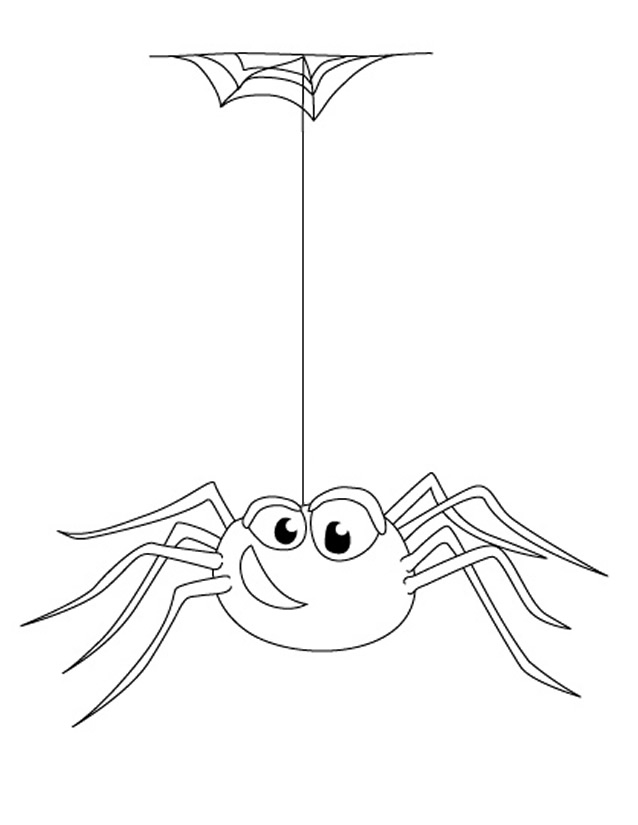 Раскраска: паук (Животные) #575 - Бесплатные раскраски для печати