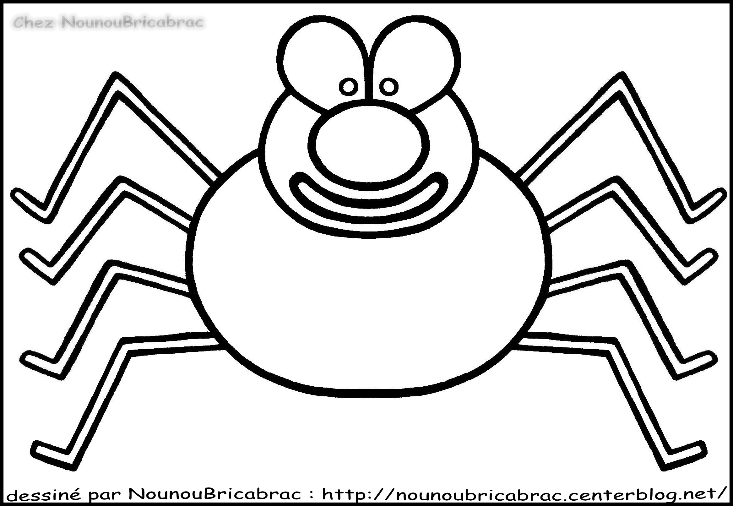 Раскраска: паук (Животные) #592 - Бесплатные раскраски для печати